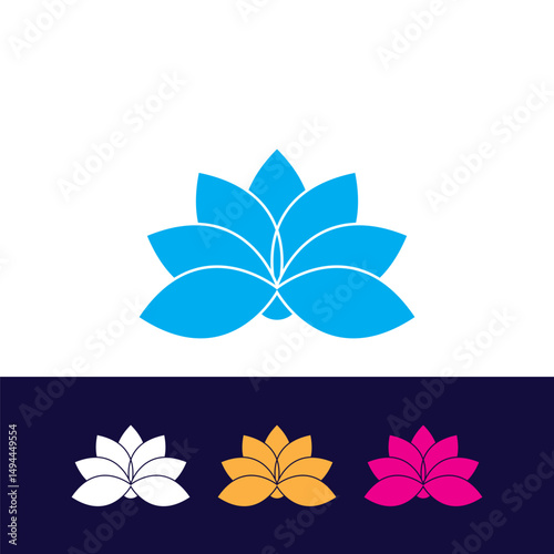 Beauty Vector lotus icon