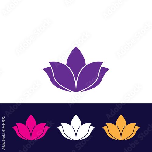 Beauty Vector lotus icon