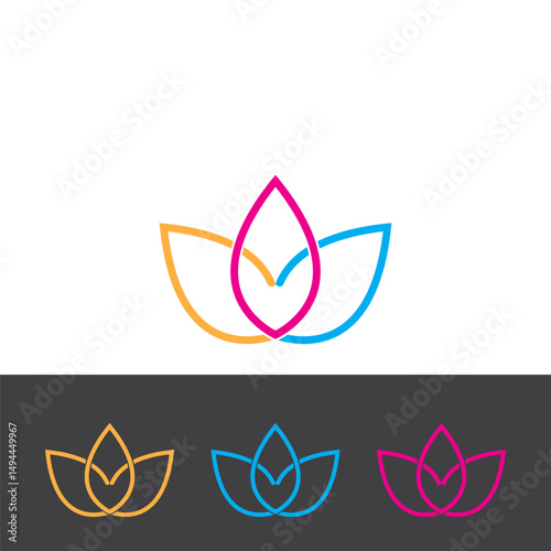 Beauty Vector lotus icon