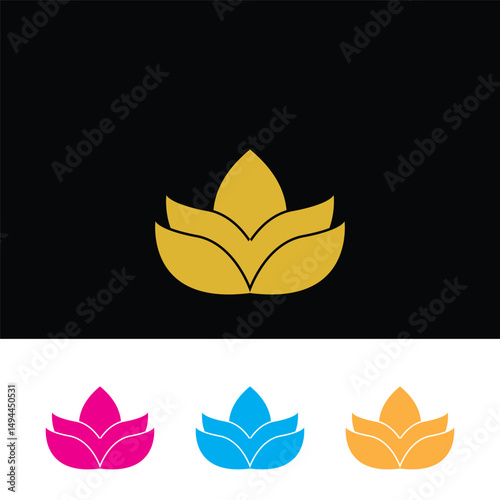 Beauty Vector lotus icon