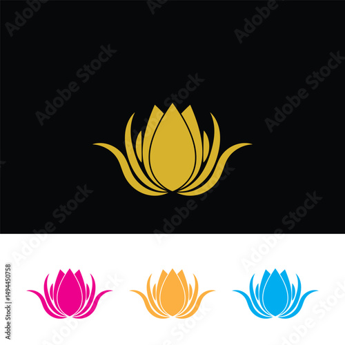 Beauty Vector lotus icon