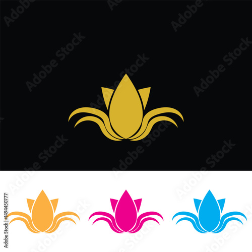 Beauty Vector lotus icon