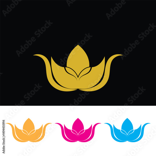 Beauty Vector lotus icon