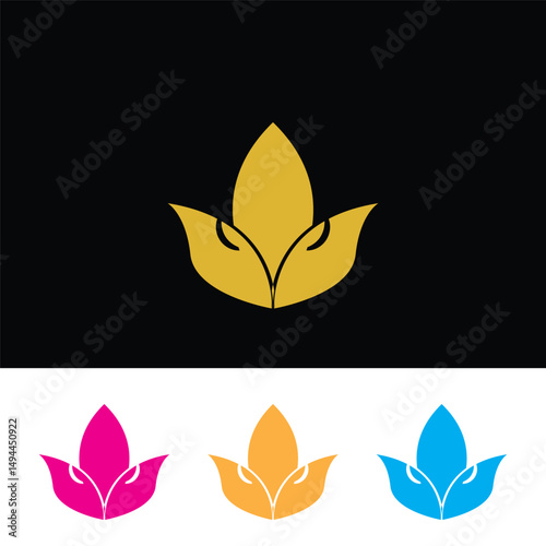 Beauty Vector lotus icon