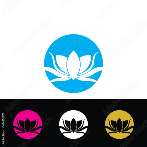 Beauty Vector lotus icon