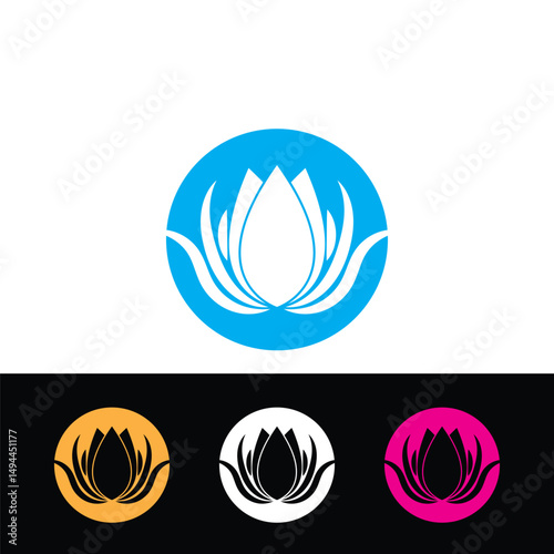 Beauty Vector lotus icon