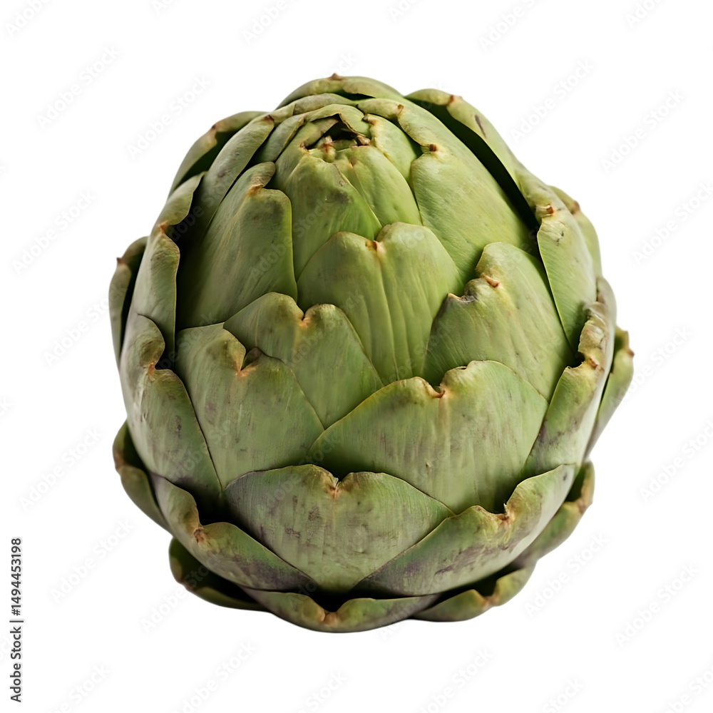 Fototapeta premium Close-Up View of an Artichoke