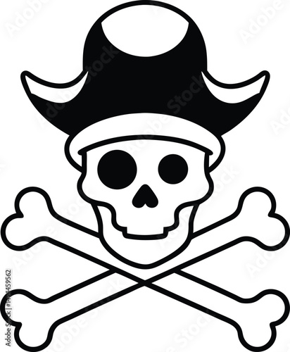 pirate skull and crossbones