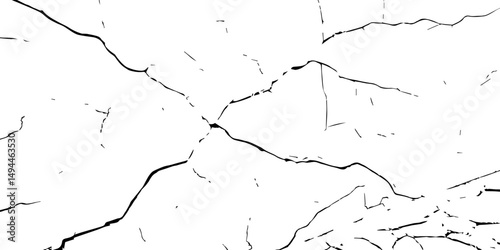 Crack Texture. The cracks concrete texture white and black. Cracked earth. Cracks background, cracks texture, grunge background. Cracks in a wall background.Structure of cracking.
