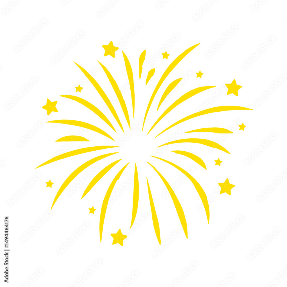 Obraz premium Vector multi color icon for Pyrotechnics