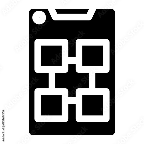 menu smartphone icon