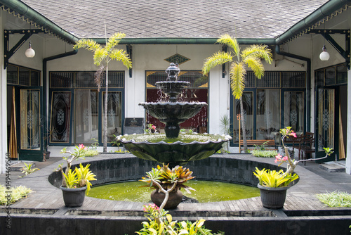 Serene Courtyard Fountain