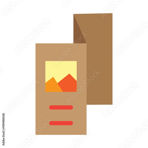 Flyer  Vector Flat Icon Design