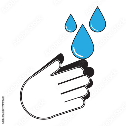 hand wash vector