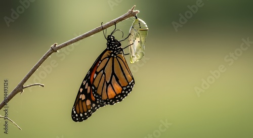 Monarch Butterfly Emerging: A Transformative Moment in Nature