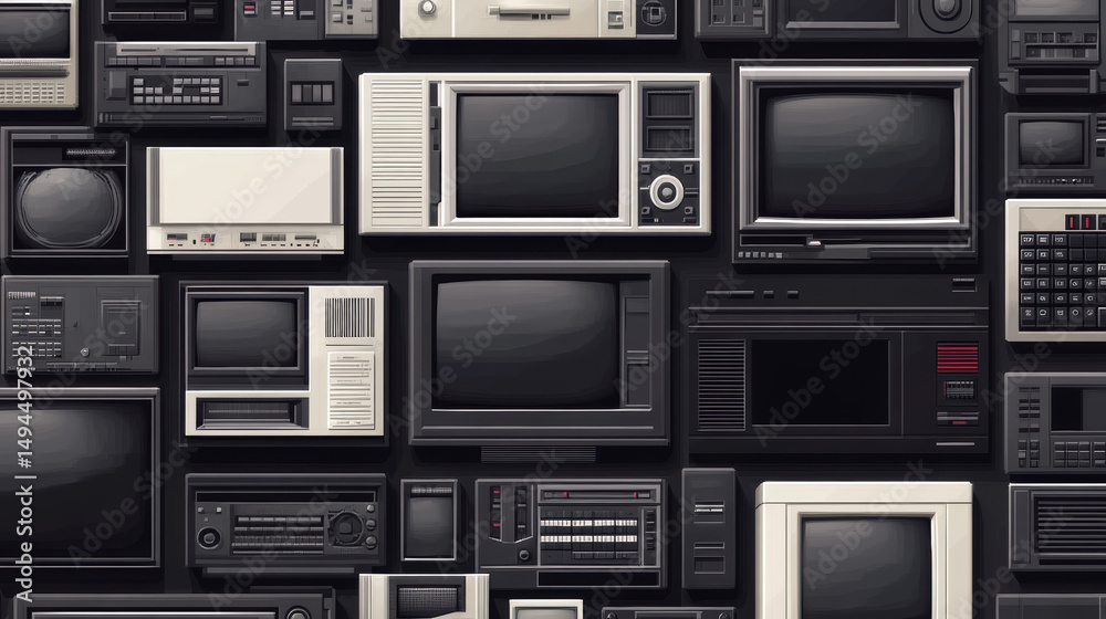 Fototapeta premium Retro old computer user interface,Pink Y2K computer window page and retro interface of PC screenTrendy,y2k pc element,8 bit pixel art,Transgressive conceptual modern art,kawaii retro 90s style.