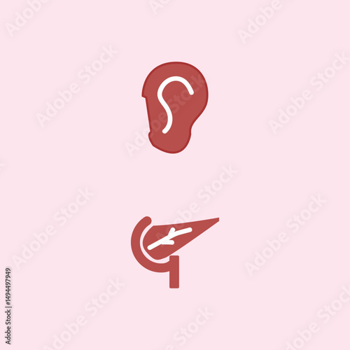 Human Internal Organs Icon Set