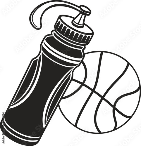 vector illustration of a spray gun