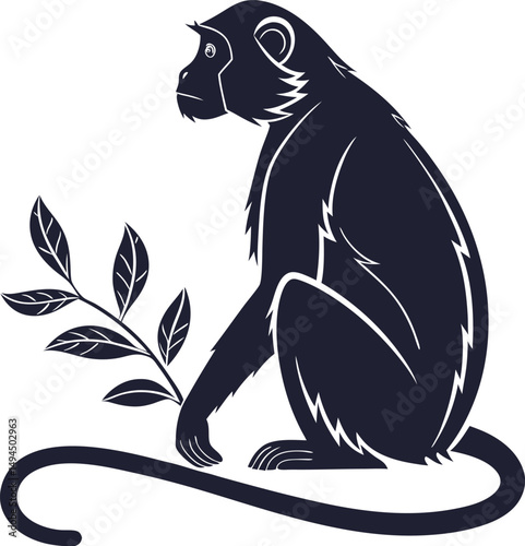 a monkey vector 