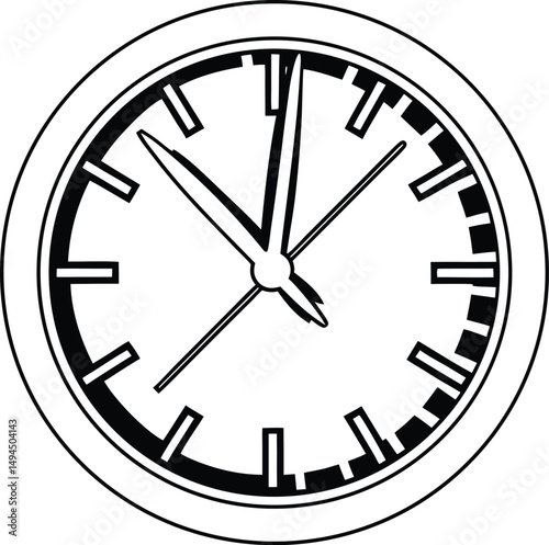 wall clock vector