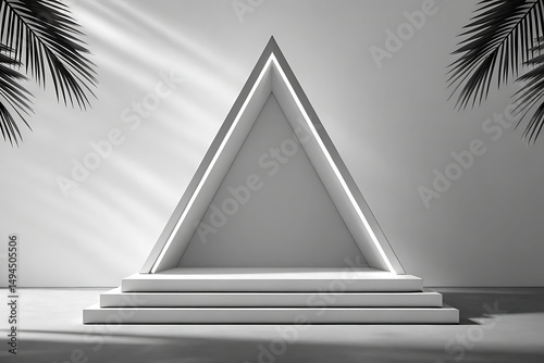 Sleek Triangle Podium Structure