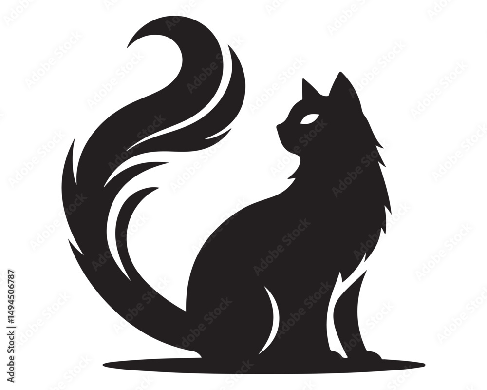 Obraz premium Cat logo 11.eps