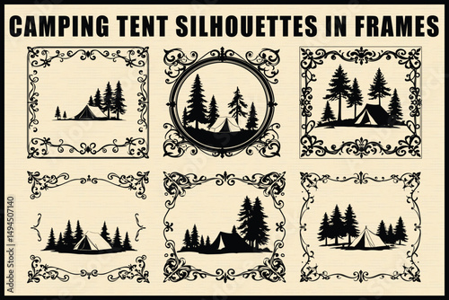Framed Camping Tent Forest 