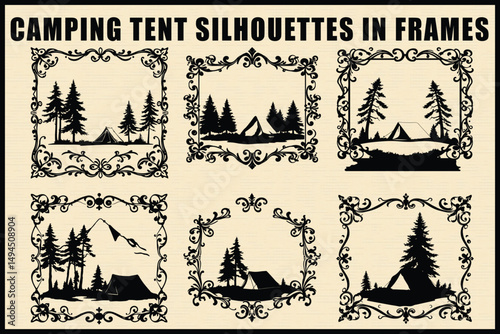 Framed Camping Tent Forest 