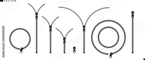 Zipper silhouette 
