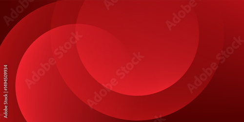 Red abstract background. Dynamic shapes composition.