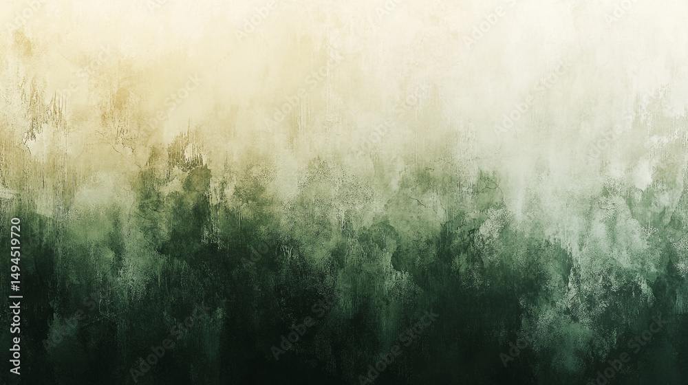 Obraz premium Green Warm With Gradient Sand And Muted Olive Textured