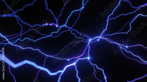 Technology inspired dynamic abstract poster background
