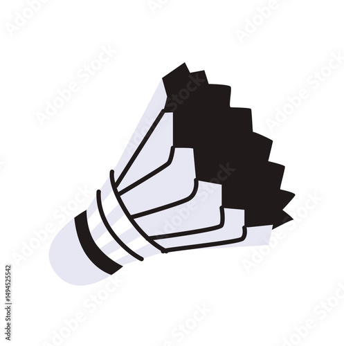 set of an Sport Shuttlecock Equipment Illustration