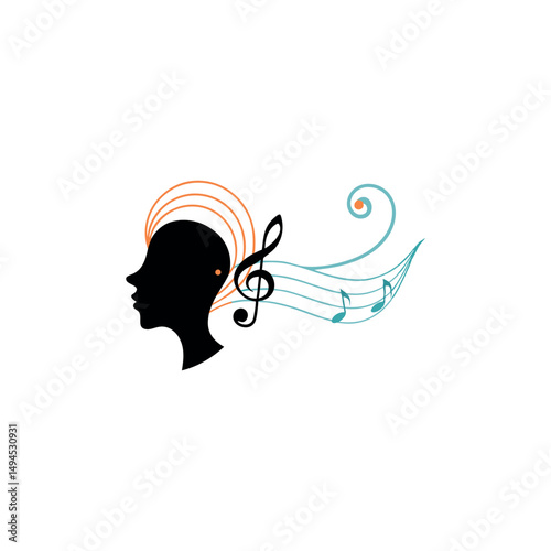 Music and musical instruments vectors on a white background 