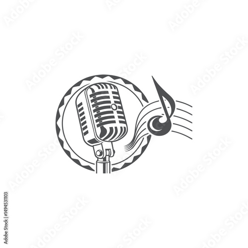 Music and musical instruments vectors on a white background 