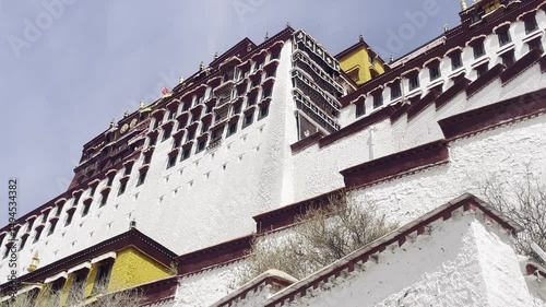Potala Palace in Tibet Autonomous Region of China, Tibetan sovereign, the Dalai Lama, in the dzong-style, in Lhasa