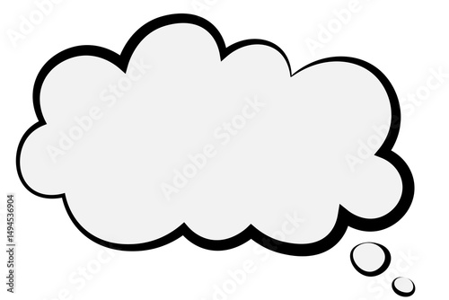 bubble cloud talk vector