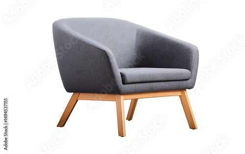Modern upholstered armchair