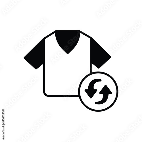 Return Policy Icon vector stock illustration