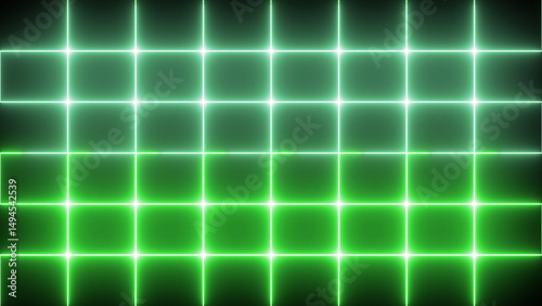 Neon design square animation background. Neon design square animation for greetings, nightclubs, Social Networks, Marketing, and event celebrations. Technology video material animation.