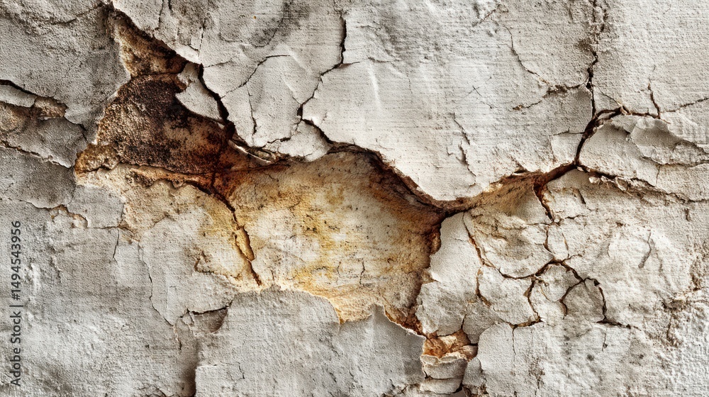 Fototapeta premium Cracked, weathered surface