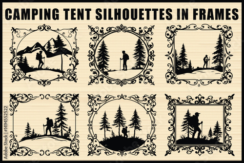 Framed Camping Tent Forest 