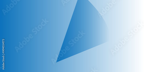 Abstract blue background with water drops, a 3D glass pyramid design illustrating a crystal business logo concept
