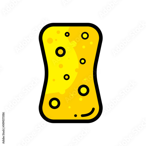 sponge – vector icon
