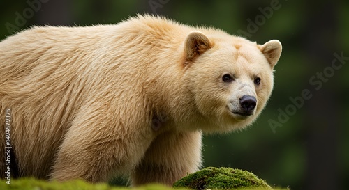 Majestic Kermode Bear in its Natural Habitat photo