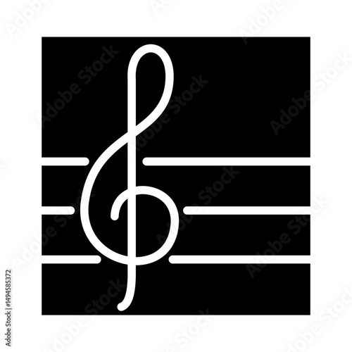 Music Icon Glyph