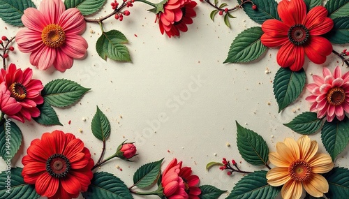 Intricate floral textile with a repeating motif , seamless, elegant