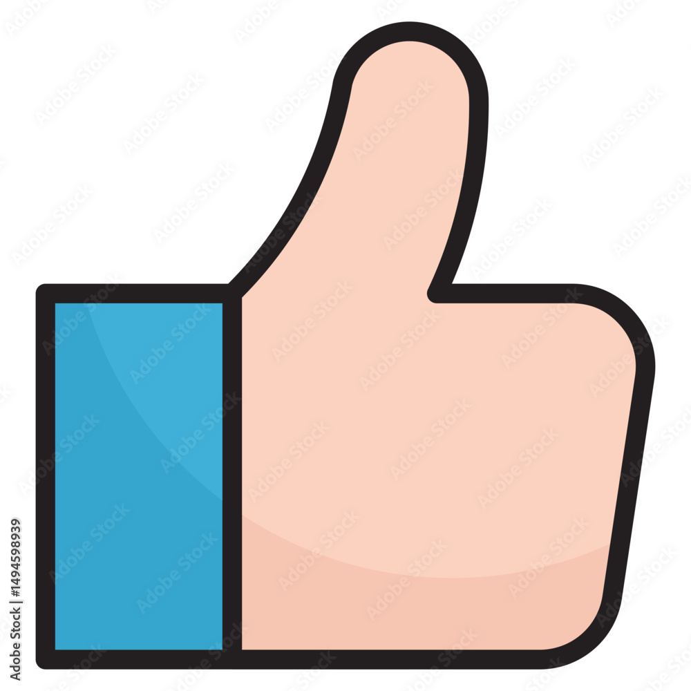 Obraz premium Like Button Icon