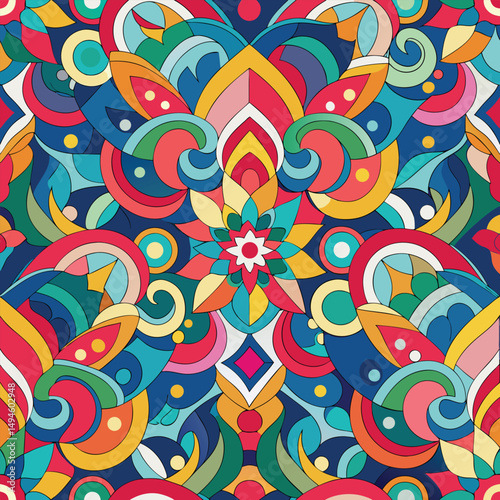 Abstract geometric pattern of farm food. Stylized poster with fruit and vegetables. Agriculture plants in cubism style. Contemporary art of healthy, natural, organic products. Flat vector