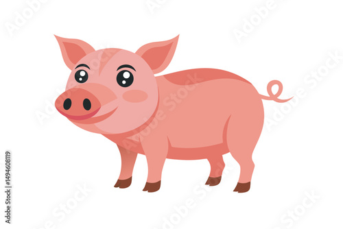 A pig  design vector 